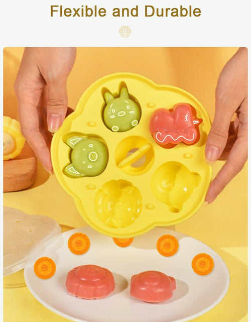 Load image into Gallery viewer, Generic 2 Pack Silicone Baking Molds Yellow Paw Green Zoo Small DIY Tool
