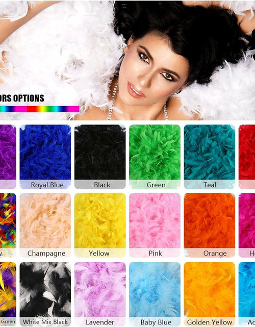 Load image into Gallery viewer, THARAHT Orange Chandelle Turkey Feather Boa 2 Yards 40g DIY Craft Party
