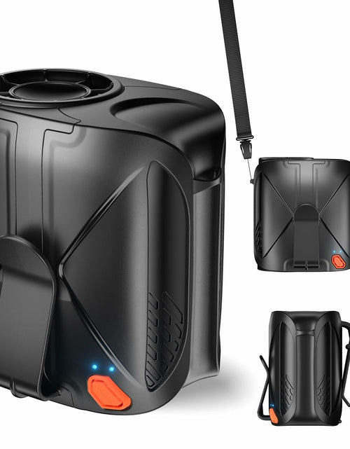 Load image into Gallery viewer, VOSFEEL 2025 Portable Waist Fan 10000mAh 6 Speeds 16000RPM Black
