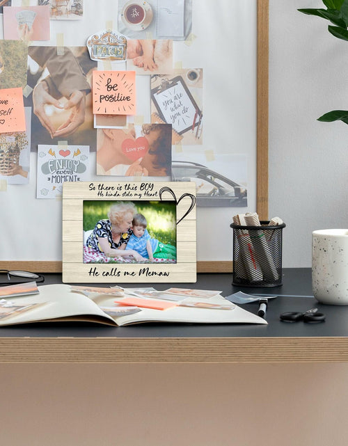 Load image into Gallery viewer, Foyoulame Uncle 4x6 Wooden Photo Frame Tabletop Memaw Color
