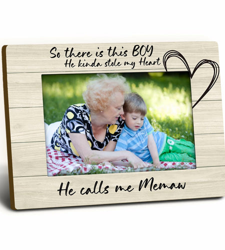 Foyoulame Uncle 4x6 Wooden Photo Frame Tabletop Memaw Color