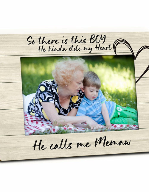 Load image into Gallery viewer, Foyoulame Uncle 4x6 Wooden Photo Frame Tabletop Memaw Color
