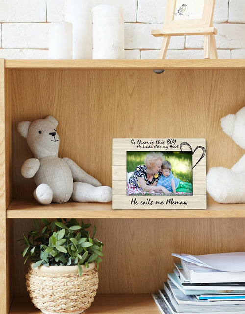 Load image into Gallery viewer, Foyoulame Uncle 4x6 Wooden Photo Frame Tabletop Memaw Color
