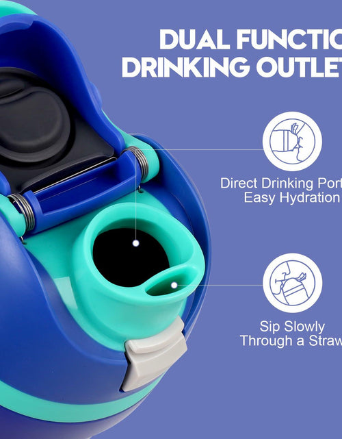 Load image into Gallery viewer, Ruzkq Replacement Lid for Owala Freesip Water Bottle Leakproof Dark Blue
