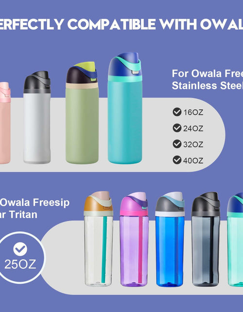 Load image into Gallery viewer, Ruzkq Replacement Lid for Owala Freesip Water Bottle Leakproof Dark Blue
