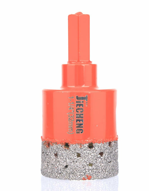 Load image into Gallery viewer, JIECHENG 1-1/4" Diamond Hole Saw 32mm Red for Ceramic Glass Tile Marble
