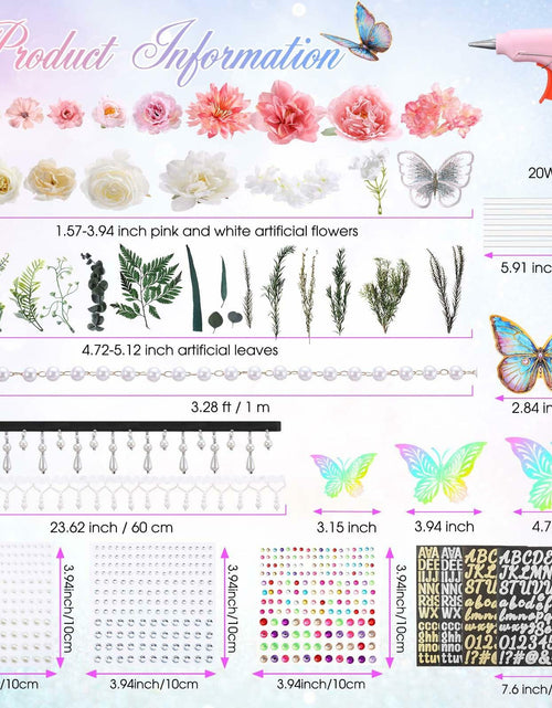 Load image into Gallery viewer, CraftyDream Artificial Flower Heads with Greenery Stems Pink Medium to Large
