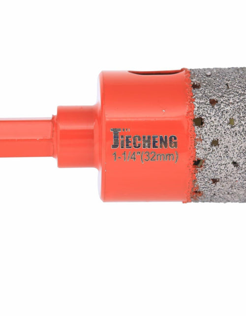Load image into Gallery viewer, JIECHENG 1-1/4" Diamond Hole Saw 32mm Red for Ceramic Glass Tile Marble
