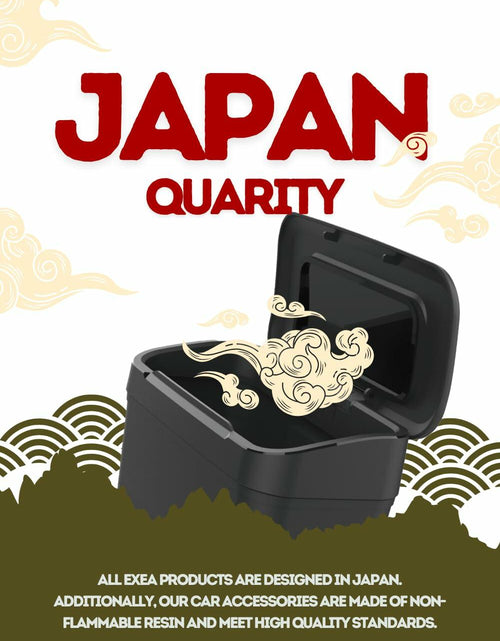 Load image into Gallery viewer, EXEA Car Trash Can Two-Way Open Door Pocket Easy Disposal GS-101 Japan
