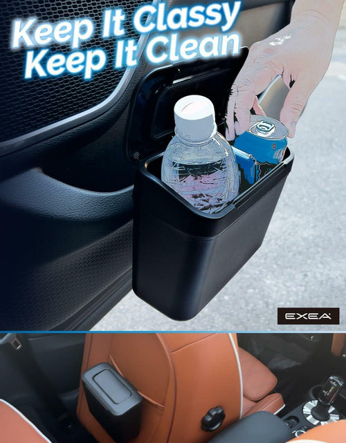 Load image into Gallery viewer, EXEA Car Trash Can Two-Way Open Door Pocket Easy Disposal GS-101 Japan
