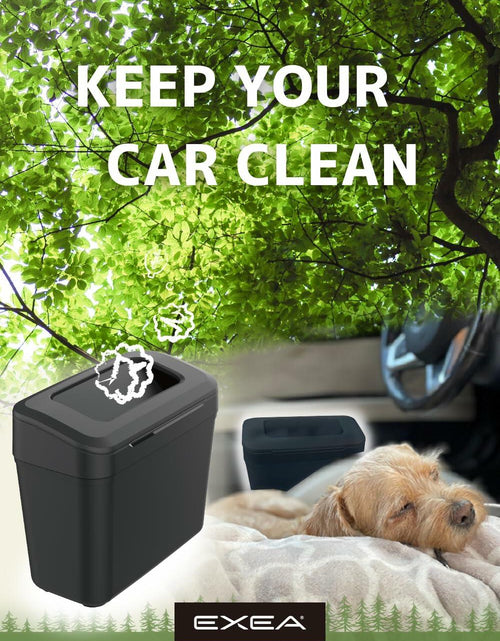 Load image into Gallery viewer, EXEA Car Trash Can Two-Way Open Door Pocket Easy Disposal GS-101 Japan
