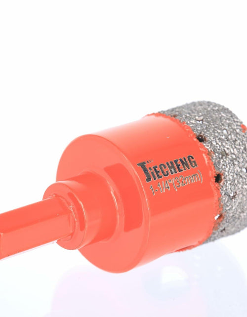 Load image into Gallery viewer, JIECHENG 1-1/4" Diamond Hole Saw 32mm Red for Ceramic Glass Tile Marble
