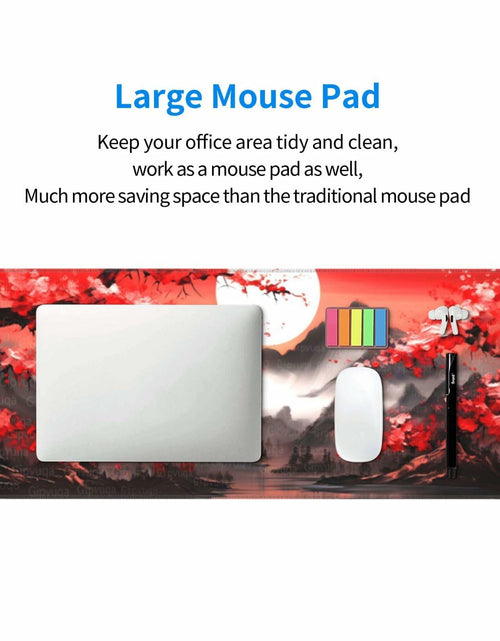Load image into Gallery viewer, Gipvuqa Japanese Cherry Blossoms XL Gaming Mousepad 31.5x11.8 Inch
