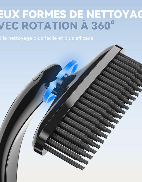 Load image into Gallery viewer, Cleangor Rotatebrush Rotating Crevice Cleaning Brush Black 1 Count
