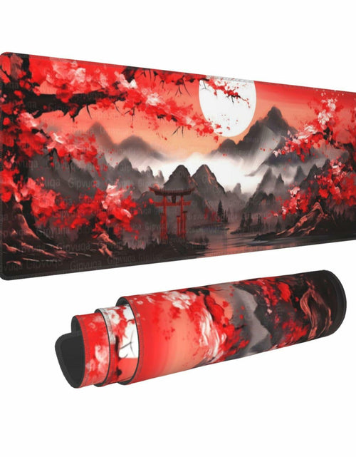 Load image into Gallery viewer, Gipvuqa Japanese Cherry Blossoms XL Gaming Mousepad 31.5x11.8 Inch
