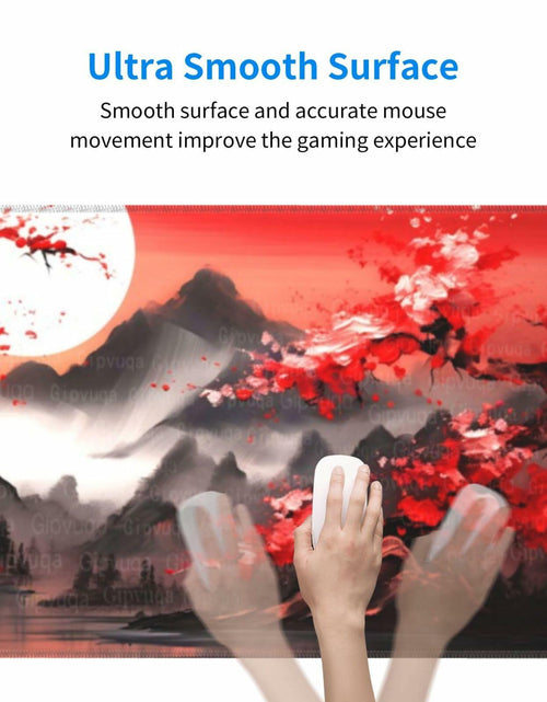 Load image into Gallery viewer, Gipvuqa Japanese Cherry Blossoms XL Gaming Mousepad 31.5x11.8 Inch

