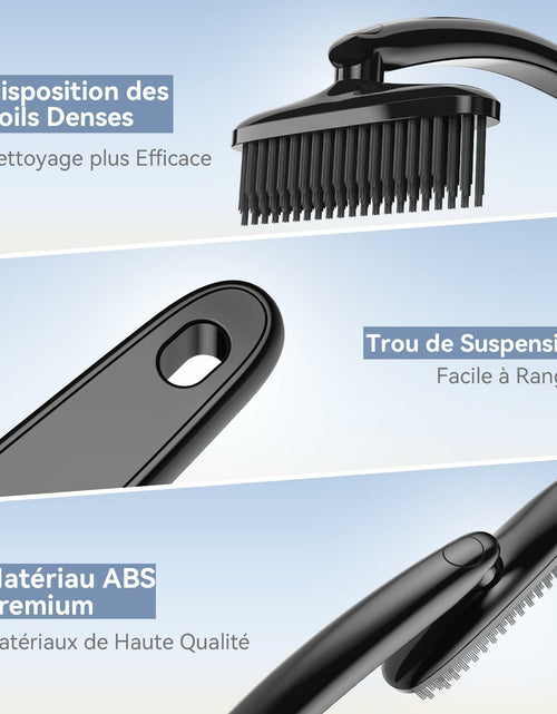 Load image into Gallery viewer, Cleangor Rotatebrush Rotating Crevice Cleaning Brush Black 1 Count
