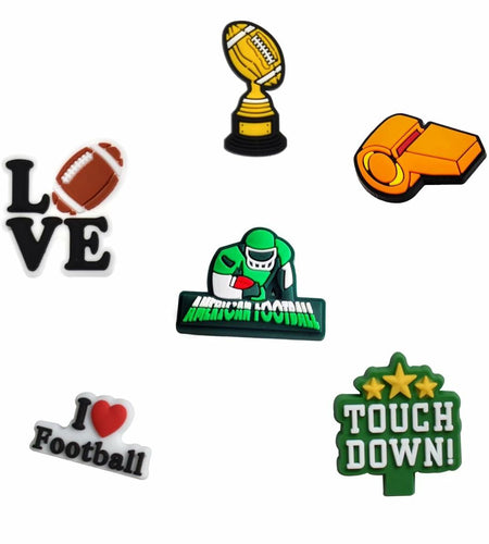 Generic Football Shoes Charms 12PCS Sport Wristbands Decoration Orange