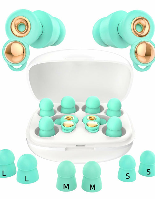 Load image into Gallery viewer, CLOZIAS Noise Cancelling Soft Foam Ear Plugs Green Hearing Protection
