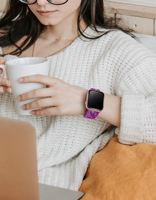 Load image into Gallery viewer, Acrbiutu Apple Watch Bands Silicone Sport Strap Starry Sky 38-45mm
