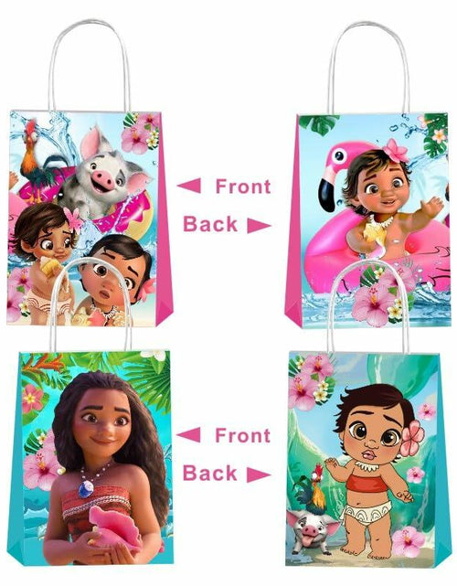 Load image into Gallery viewer, FFGJA Baby Cartoon Theme Gift Bags with Handles Multicolor 12pcs Birthday
