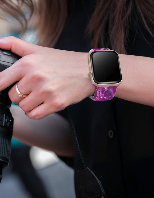 Load image into Gallery viewer, Acrbiutu Apple Watch Bands Silicone Sport Strap Starry Sky 38-45mm
