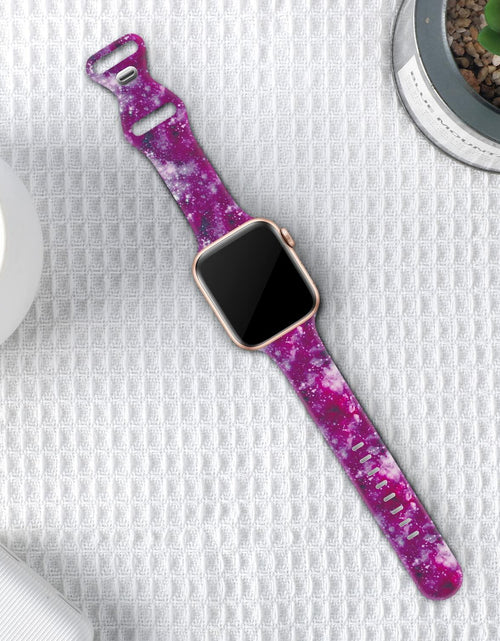 Load image into Gallery viewer, Acrbiutu Apple Watch Bands Silicone Sport Strap Starry Sky 38-45mm
