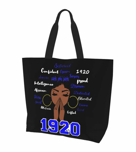 Generic Zeta 1920 Tote Bag Foldable Canvas Travel Shopping Storage Bag One Size