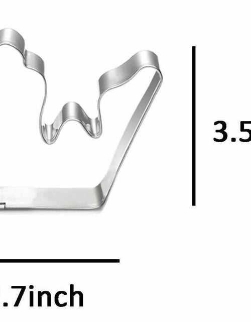 Load image into Gallery viewer, WJSYSHOP King Queen Crown Shaped Stainless Steel Cookie Cutter Crown-3
