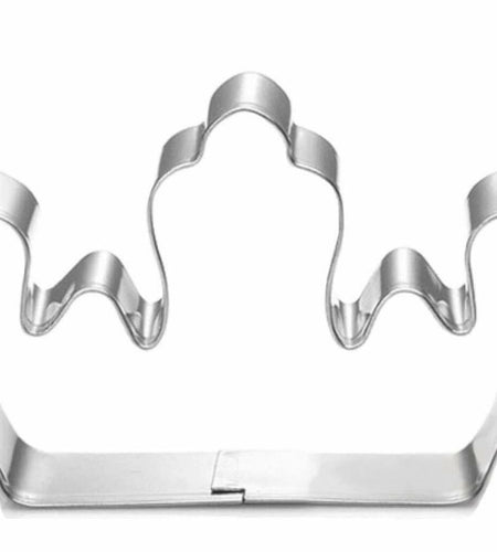 WJSYSHOP King Queen Crown Shaped Stainless Steel Cookie Cutter Crown-3