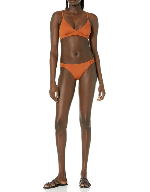 Load image into Gallery viewer, Amazon Essentials Women's Classic Bikini Swimsuit Top Terracotta Size XX-Large
