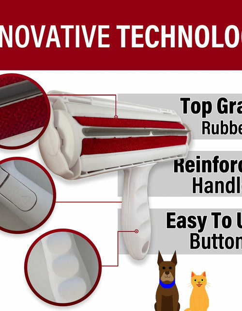 Load image into Gallery viewer, Pawline Pet Hair Remover Lint Roller Reusable for Couch Clothing Carpet
