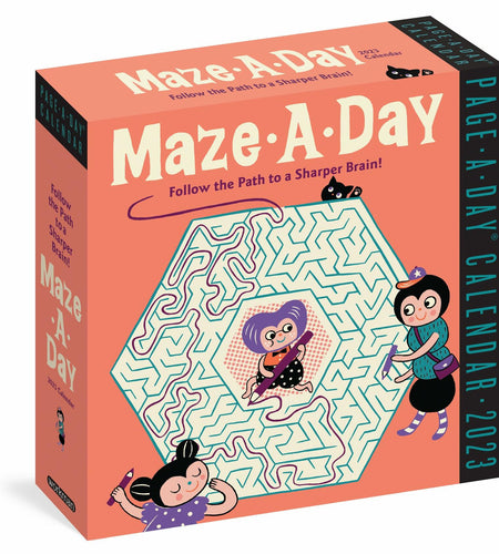 Workman Maze-A-Day 2023 Page-A-Day Calendar Puzzles Brain Sharpening