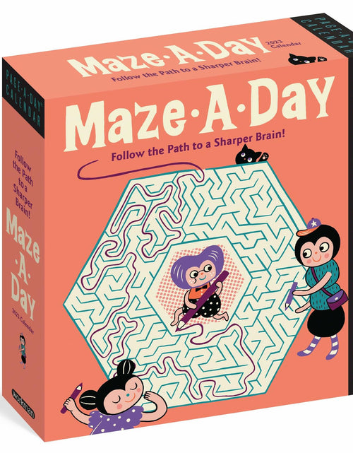 Load image into Gallery viewer, Workman Maze-A-Day 2023 Page-A-Day Calendar Puzzles Brain Sharpening
