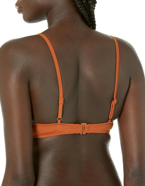 Load image into Gallery viewer, Amazon Essentials Women's Classic Bikini Swimsuit Top Terracotta Size XX-Large
