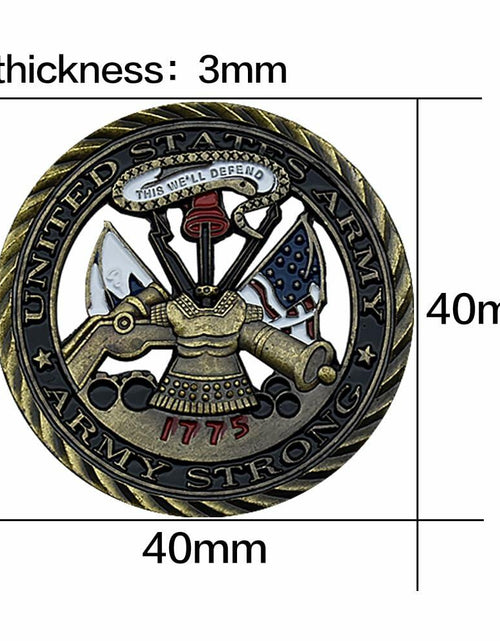 Load image into Gallery viewer, Army Air Force 1775 Bronze Challenge Coin Military Honor Collectible
