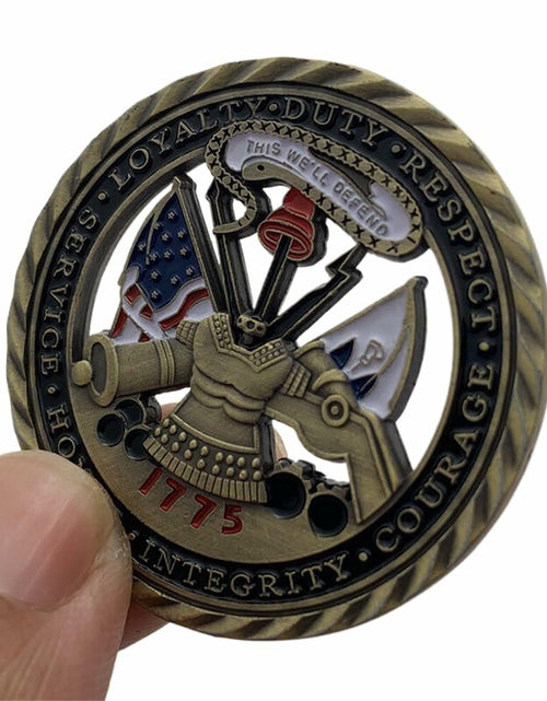 Load image into Gallery viewer, Army Air Force 1775 Bronze Challenge Coin Military Honor Collectible
