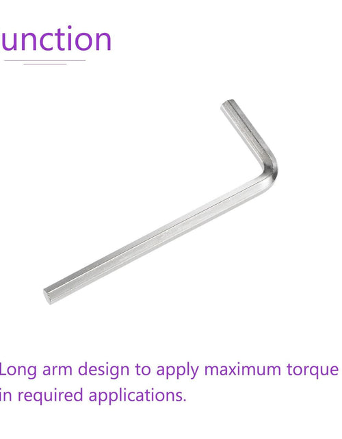 Load image into Gallery viewer, DMiotech 3/16" Hex Key Wrench L Shaped CR-V 2 Pack Aluminum 84mm

