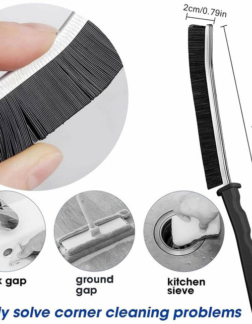Load image into Gallery viewer, AUDELN Crevice Cleaning Brush 6pcs Hard Bristle Shower Bathroom Tools

