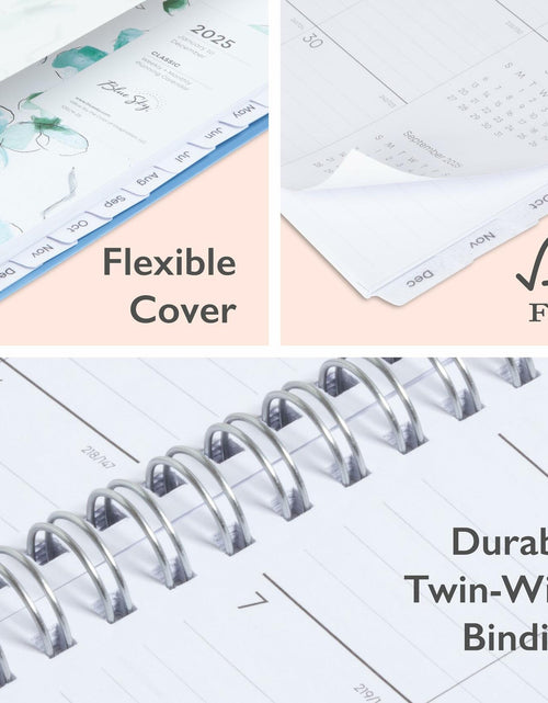 Load image into Gallery viewer, Blue Sky 2025 Weekly Monthly Planner Calendar 5x8 Flexible Cover Wirebound
