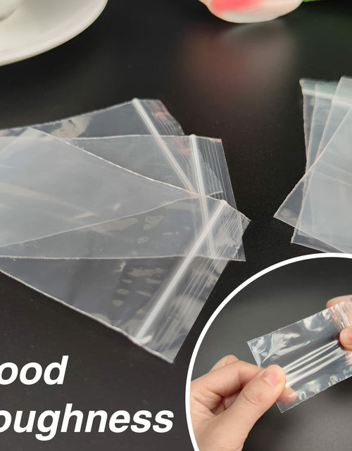 Load image into Gallery viewer, Aubeco 400pcs Clear 3x4in 2mil Plastic Jewelry Zip Bags Resealable
