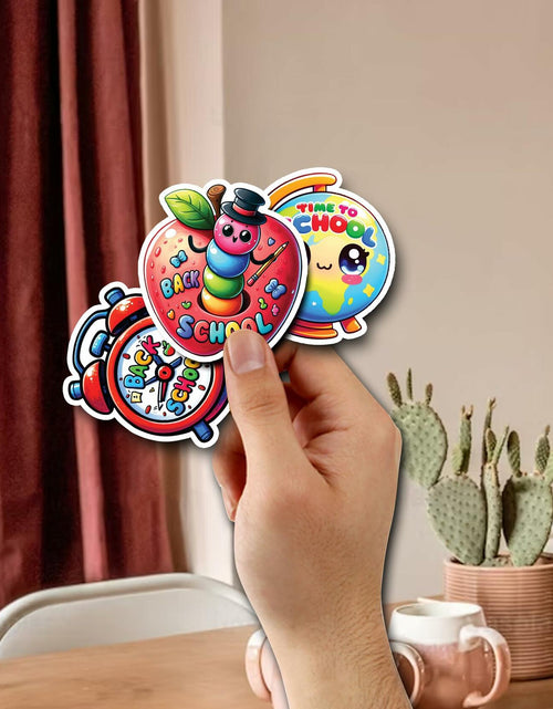 Load image into Gallery viewer, WESILY 50 PCS Summer Teacher Reward Waterproof Vinyl Stickers Cute Beach
