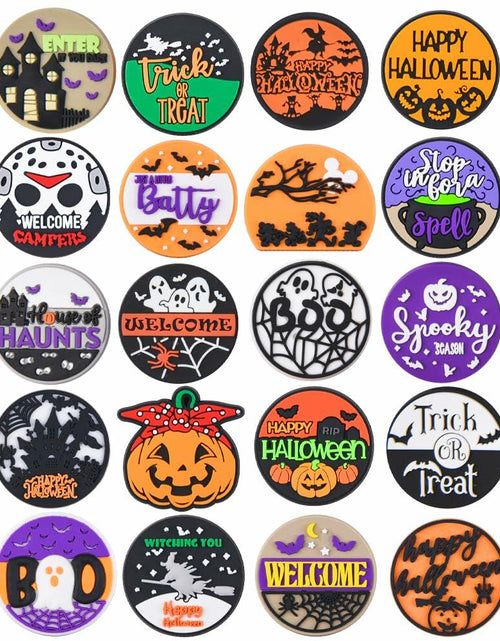 Load image into Gallery viewer, CovCap Compatible Stanley 30&amp;40oz Tumbler Halloween Silicone Straw Covers 10pcs
