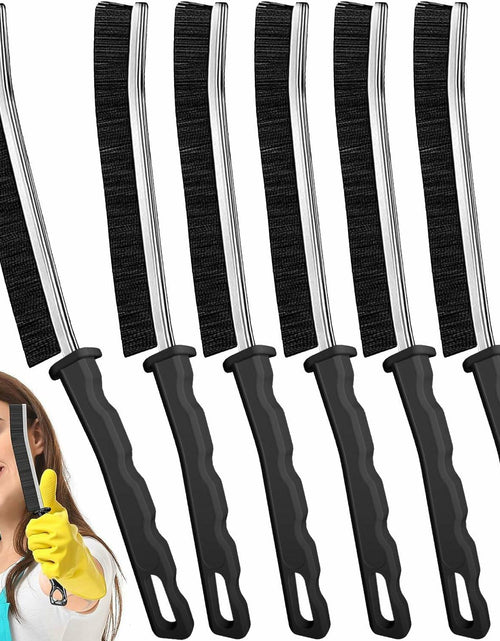 Load image into Gallery viewer, AUDELN Crevice Cleaning Brush 6pcs Hard Bristle Shower Bathroom Tools
