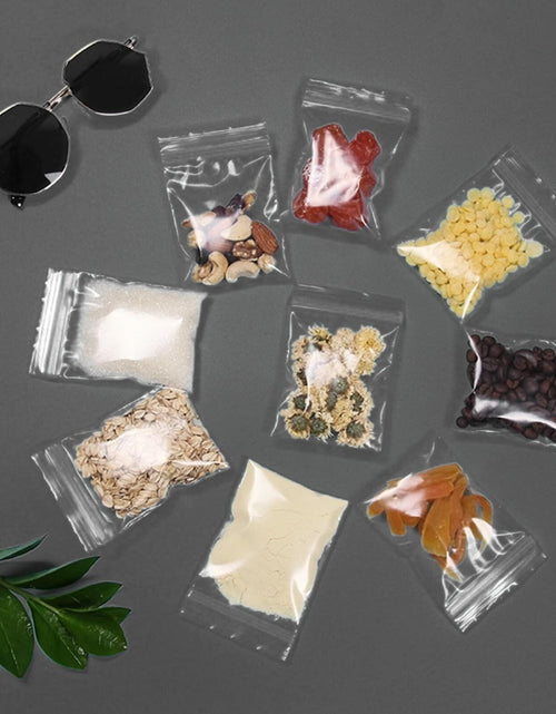 Load image into Gallery viewer, Aubeco 400pcs Clear 3x4in 2mil Plastic Jewelry Zip Bags Resealable
