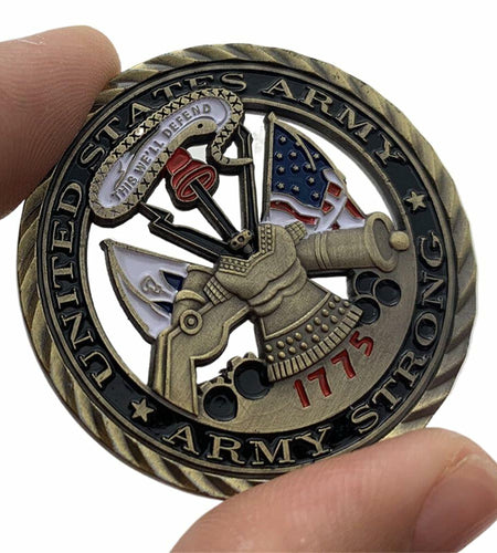 Army Air Force 1775 Bronze Challenge Coin Military Honor Collectible