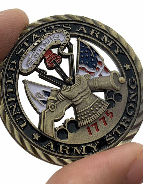 Load image into Gallery viewer, Army Air Force 1775 Bronze Challenge Coin Military Honor Collectible
