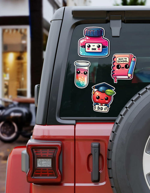 Load image into Gallery viewer, WESILY 50 PCS Summer Teacher Reward Waterproof Vinyl Stickers Cute Beach
