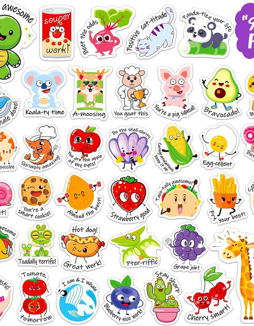 Load image into Gallery viewer, WESILY 50 PCS Summer Teacher Reward Waterproof Vinyl Stickers Cute Beach
