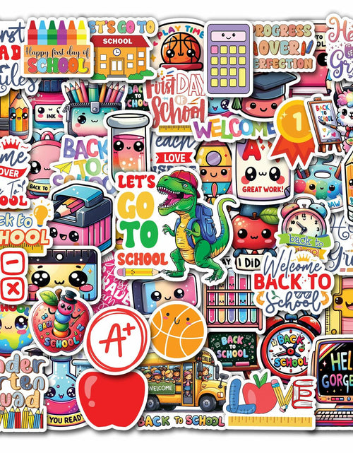 Load image into Gallery viewer, WESILY 50 PCS Summer Teacher Reward Waterproof Vinyl Stickers Cute Beach
